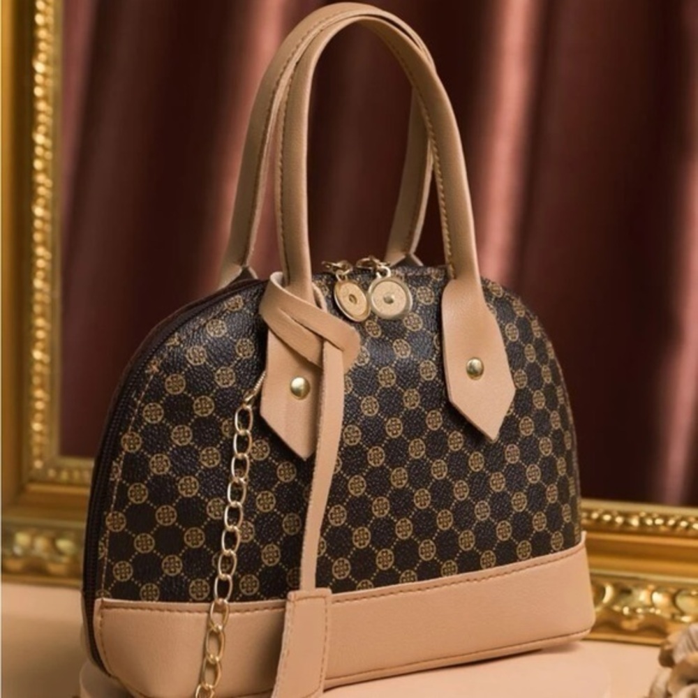 SHEIN : Two-Tone Brown Mini Dome Bag | NWT 🤎✨